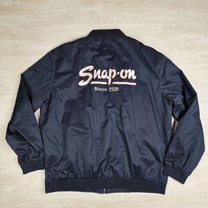 Vintage Snap On Windbreaker Jacket Mechanic Choko Work Wear Men's Size 2XL